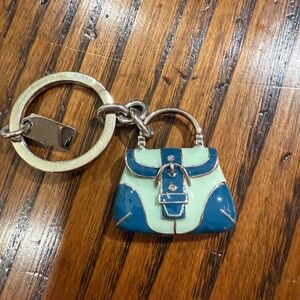 Coach Enamel Handbag Key Fob/Bag charm